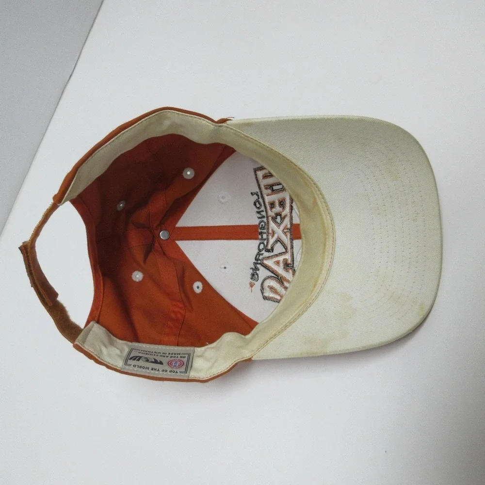 Texas Longhorns Hat Cap Strapback One Size Orange NCAA Football Top Of The World